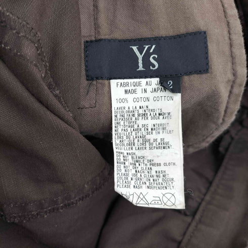ワイズ Ys カーゴポケット 製品染め スカート レディース JPN:2