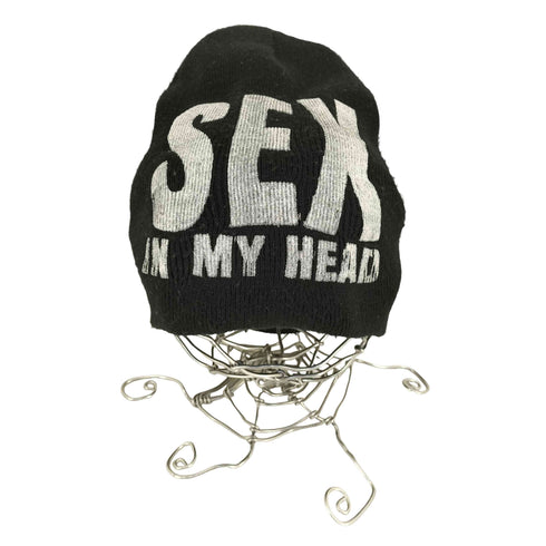 cmyk rewks SEX IN MY HEAD プリント ニット帽 メンズ