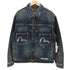 エヴィス EVISU WASHED TYPE 2 DENIM JACKET メンズ JPN:L