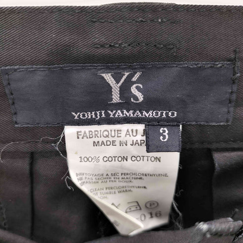 ワイズ Ys コットン ストレートパンツ レディース JPN:3