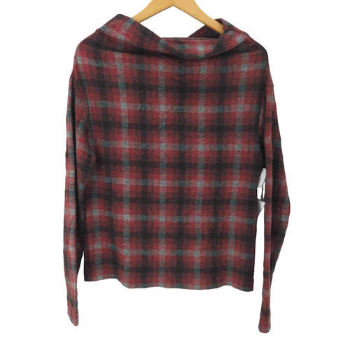 ワイズ Ys ウール混 チェック ハイネックカットソー レディース JPN:2