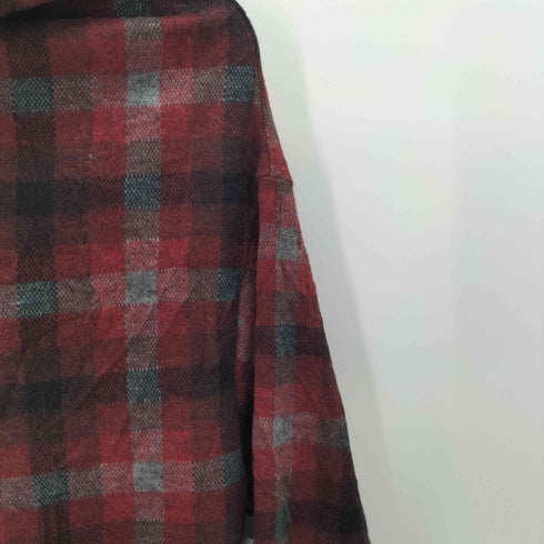 ワイズ Ys ウール混 チェック ハイネックカットソー レディース JPN:2