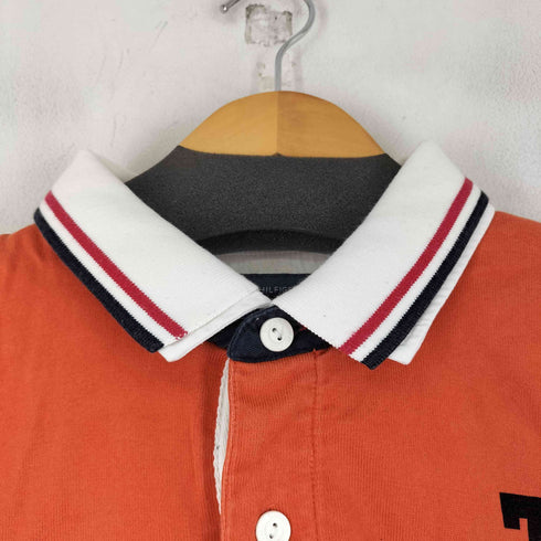 トミーヒルフィガー TOMMY HILFIGER エンブレムワッペン ポロシャツ メンズ import:XL