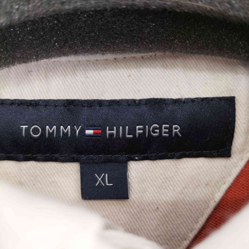 トミーヒルフィガー TOMMY HILFIGER エンブレムワッペン ポロシャツ メンズ import:XL
