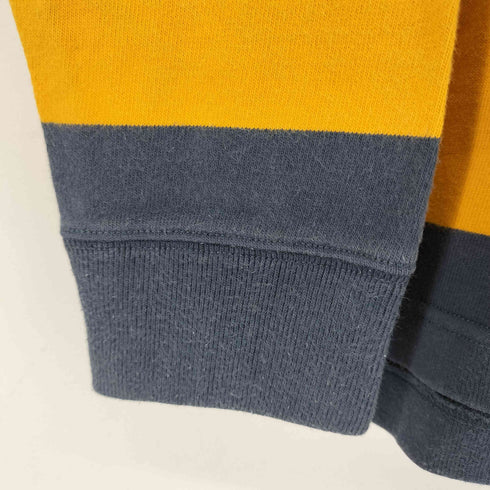 トミーヒルフィガー TOMMY HILFIGER ボーダー エンブレム L/S ポロシャツ メンズ import:XL