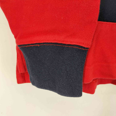 トミーヒルフィガー TOMMY HILFIGER ボーダー ワンポイント刺繍 L/S ポロシャツ メンズ import:XXL