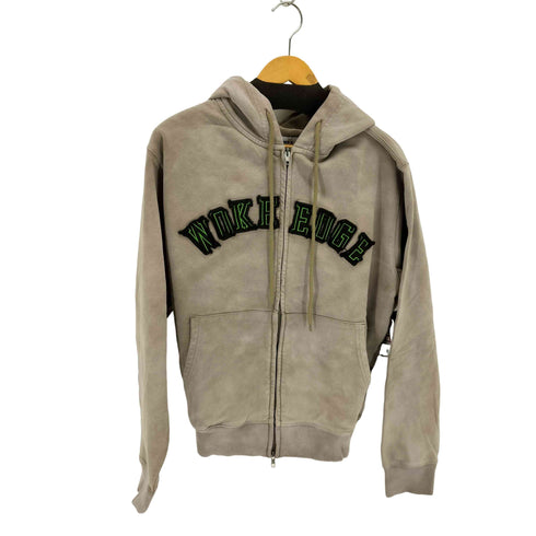 WOKE EDGE Faded Embroidery Zip Up Hoodie メンズ JPN:L