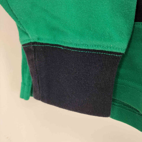 トミーヒルフィガー TOMMY HILFIGER ボーダー ワンポイント刺繍 L/S ポロシャツ メンズ import:XXL