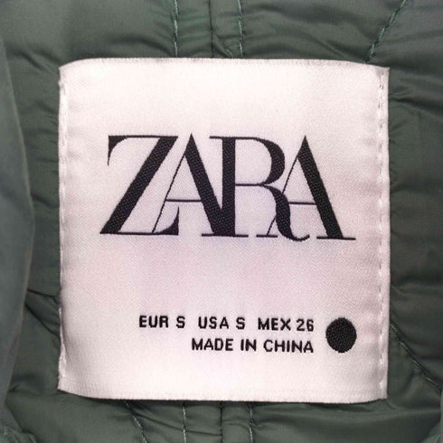 ザラ ZARA ウォーターリペレント キルティング ジャケット レディース import:S