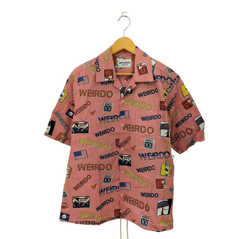 ウィアード WEIRDO PORN WEIRDO S/S COACHES SHIRTS ポルノ ウィアード コーチ オープンカラー 半袖シャツ メンズ XL