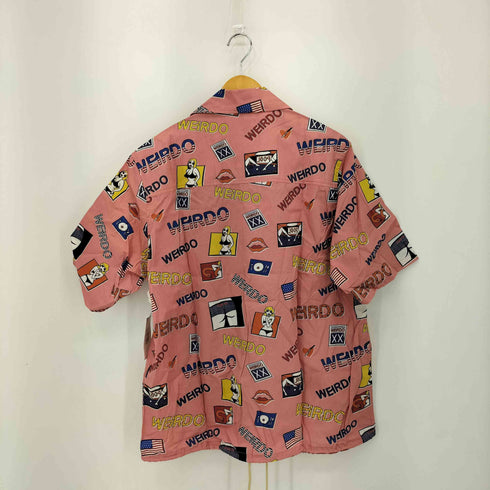 ウィアード WEIRDO PORN WEIRDO S/S COACHES SHIRTS ポルノ ウィアード コーチ オープンカラー 半袖シャツ メンズ XL