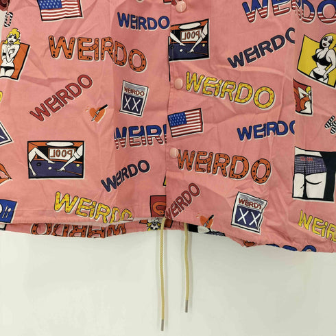ウィアード WEIRDO PORN WEIRDO S/S COACHES SHIRTS ポルノ ウィアード コーチ オープンカラー 半袖シャツ メンズ XL