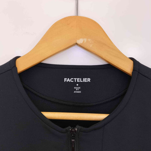 ファクトリエ factelier エアーブルゾン ジップアップ リブスリーブ メンズ JPN:M
