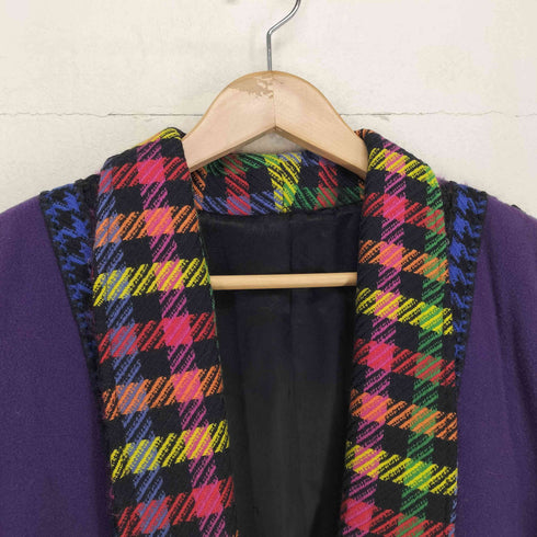 coloratura MADE IN USAマルチカラーニット切替オーバーサイズジャケット メンズ L