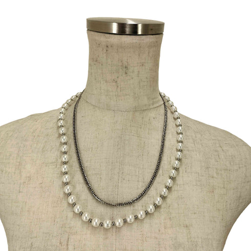 パールネックレス メンズ