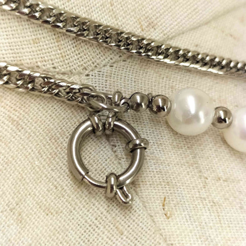 パールネックレス メンズ