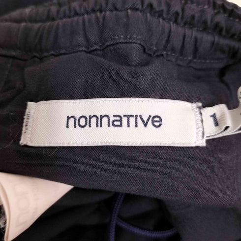 ノンネイティブ nonnative 19ss EDUCATOR EASY RIB PANTS COTTON OXFORD OVERDYED メンズ JPN:1