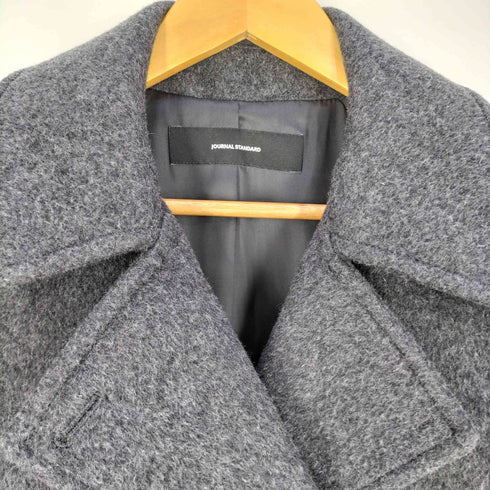 ジャーナルスタンダード JOURNAL STANDARD 23AW ウールアンゴラバルカラーミドル コート レディース JPN:36