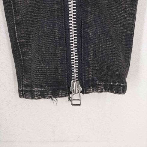 ジョンローレンスサリバン JOHN LAWRENCE SULLIVAN BLEACHED DENIM ZIPPED PANTS レディース 44