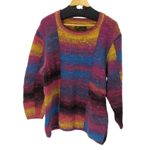 REY WEAR 90s ウールグラデーションニット メンズ
