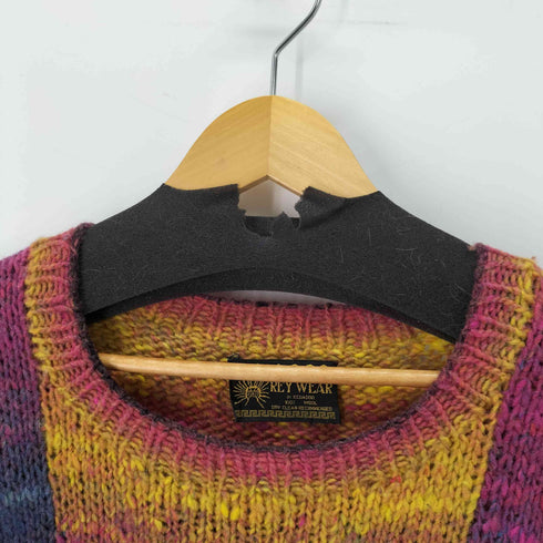 REY WEAR 90s ウールグラデーションニット メンズ