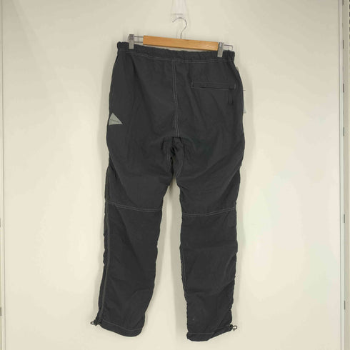 アンドワンダー and wander ナイロン ステッチ 裾ドローコード イージーパンツ メンズ JPN:3