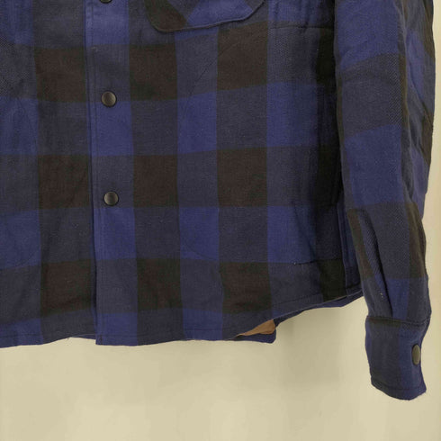 ウィアード WEIRDO L/S QUILTING CHECK SHIRTS 裏地キルティング チェック柄 フランネルシャツ ジャケット メンズ M