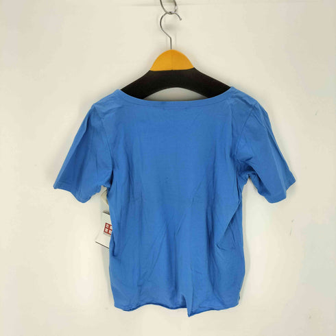 イヴサンローラン Yves Saint Laurent ストーン装飾クルーネックS/S Tシャツ レディース import:M