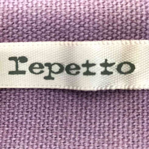 レペット repetto リボン 金ロゴ キャンバス トートバッグ レディース