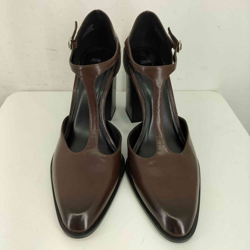 ザラ ZARA レザーヒールパンプス レディース 41
