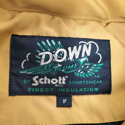 ダウンバイショット Down BY Schott クラシック 2トーン ダウンジャケット メンズ F