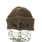 ギャングスタビル GANGSTERVILLE SCARED HEART KNIT CAP スカードハート ロゴ刺繍 ウールニットキャップ ビーニー メンズ F