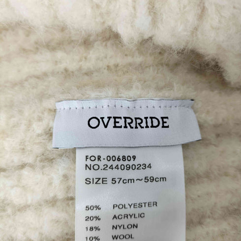 オーバーライド override KNIT CURLY CAT GUIDE レディース 57~59cm