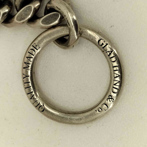 グラッドハンド GLADHAND CHAIN BRACELET USA STERLING刻印 アンカーチェーン ブレスレット メンズ