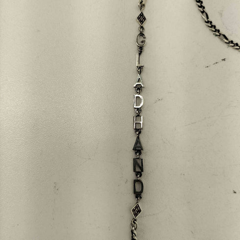 グラッドハンド GLADHAND LETTERS NECKLACE STERLING刻印 ロゴレターネックレス チェーン メンズ