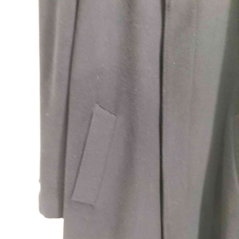 franck namani イタリア製 カシミヤ100 背抜き 比翼 ロングコート メンズ EUR:48