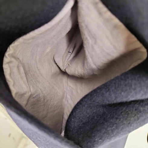 franck namani イタリア製 カシミヤ100 背抜き 比翼 ロングコート メンズ EUR:48