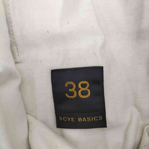 サイベーシックス SCYE BASICS コットン テーパード チノパンツ メンズ 38