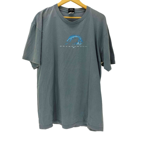 00S コピーライト 2002 USA製 アニメ キャラクター 両面 ラメ プリント S/S Tシャツ メンズ import:XL