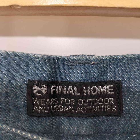 ファイナルホーム FINAL HOME 00s Y2K archive 切替 サバイバル デニム ハーフパンツ メンズ XXS