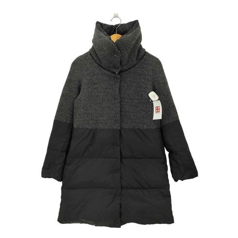 ブランバスク blanc basque ドッキング ウールナイロン ダウンコート レディース 38
