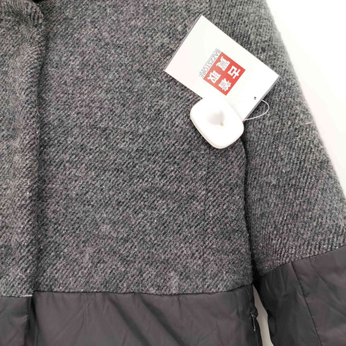 ブランバスク blanc basque ドッキング ウールナイロン ダウンコート レディース 38