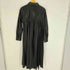 ザラ ZARA フェイクレザー バックレース ロング シャツワンピース レディース import:S