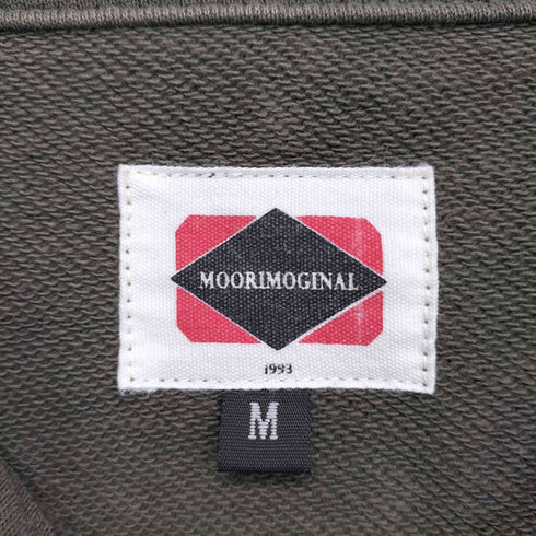 MOORIMOGINAL ヘンリーネック ポケット付き ヘビーウエイトスウェット メンズ JPN:M