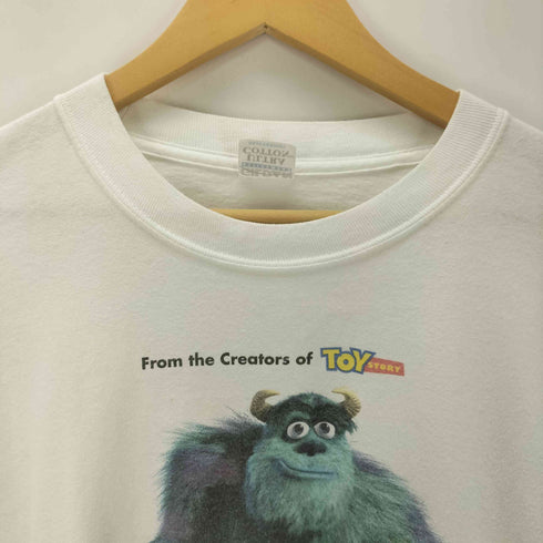 GILDAN ULTRA COTTON 2枚タグ ボディ 90S-00S ムービー キャラクター 両面 プリント L/S Tシャツ ロンT メンズ