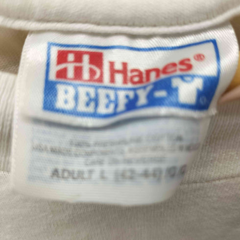 Hanes BEEFY ボディ 00S メキシコ製 画家 アート 絵画 両面 プリント S/S Tシャツ カラスのいる麦畑 メンズ import:L