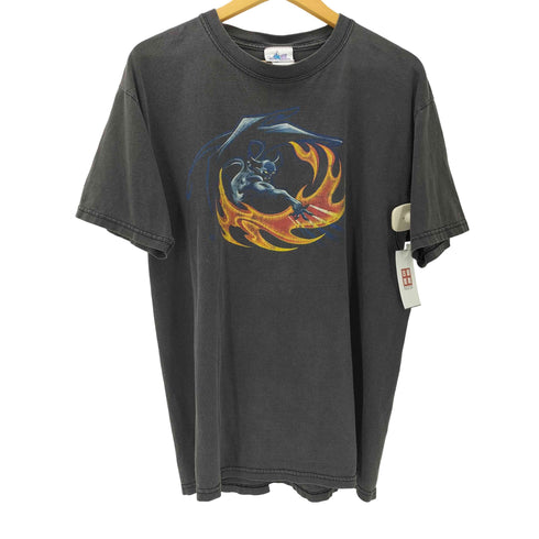 00S テーマパーク キャラクター VILANS ヴィランズ プリント S/S カットソー メンズ import:XL