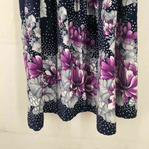 LEOLUX FROTTIER 花柄ガウンコート レディース 50