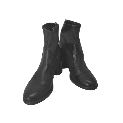 エコー ecco ジップレザーブーツ レディース 37
