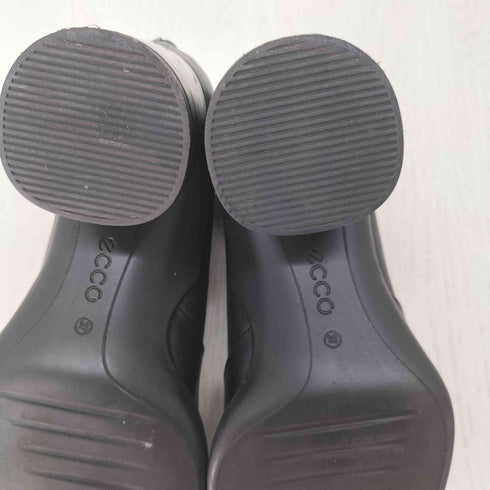 エコー ecco ジップレザーブーツ レディース 37